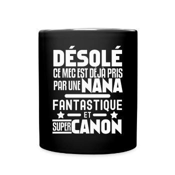 Ce Mec Est déjà pris par une nana fantastique - Mug uni - noir - Devant