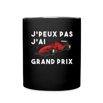 Je peux pas j ai grand prix - Mug uni - noir - Devant