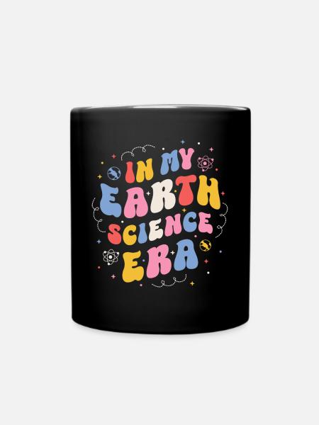 Studentin der Geowissenschaften Groovy Vintage - Tasse einfarbig - Schwarz