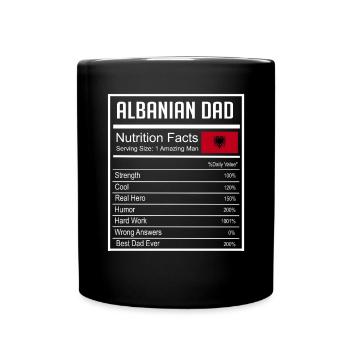 Albanian Flag Albanian Eagle Shqiponja - Full Colour Mug - black - Front
