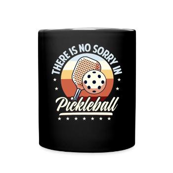 Il n’y a pas de regret au pickleball - Mug uni - noir - Devant