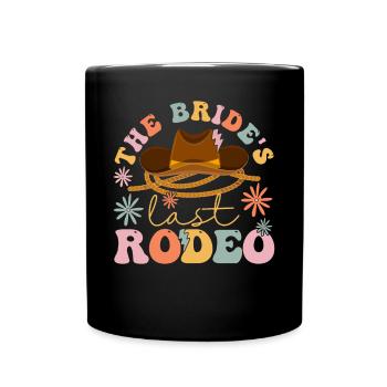 Groovy Bridal Shower Horse Lover - Full Colour Mug - black - Front