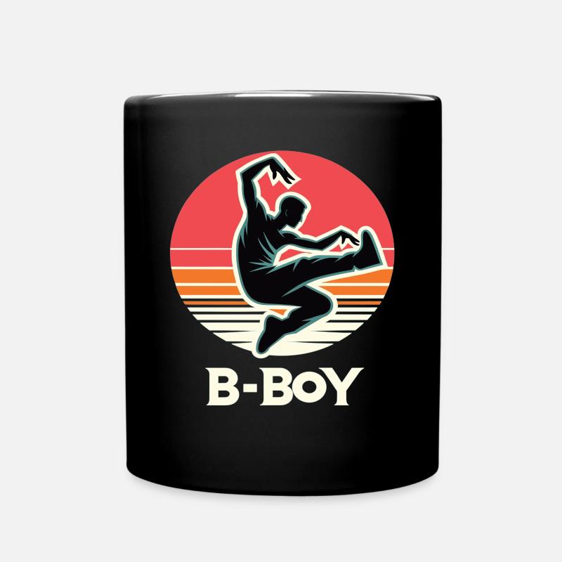 Breakdance Breakdancer Breakdance Kinder - Tasse einfarbig - Schwarz