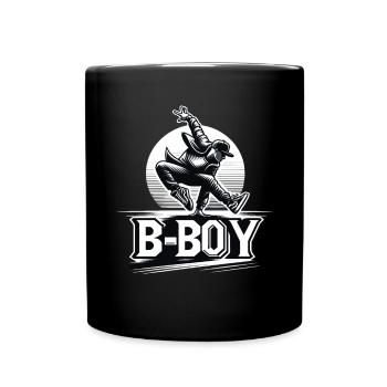 Breakdance Breakdancer Breakdance Kinder - Tasse einfarbig - Schwarz - Vorne
