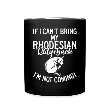 Cadeaux Rhodesian Ridgeback - Mug uni - noir - Devant