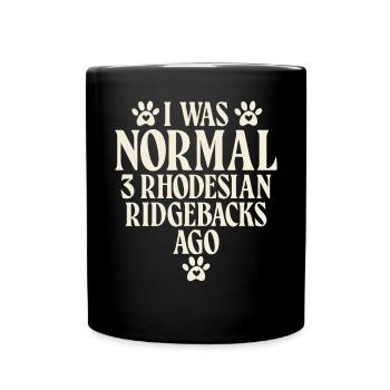 Cadeaux Rhodesian Ridgeback - Mug uni - noir - Devant