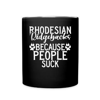 Cadeaux Rhodesian Ridgeback - Mug uni - noir - Devant