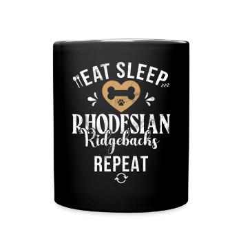 Rhodesian Ridgeback Gifts - Full Colour Mug - black - Front