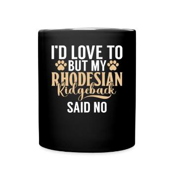 Cadeaux Rhodesian Ridgeback - Mug uni - noir - Devant