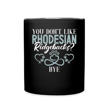 Cadeaux Rhodesian Ridgeback - Mug uni - noir - Devant