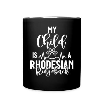 Cadeaux Rhodesian Ridgeback - Mug uni - noir - Devant
