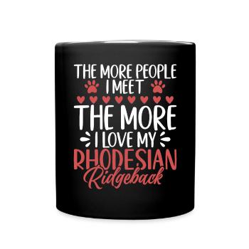Cadeaux Rhodesian Ridgeback - Mug uni - noir - Devant