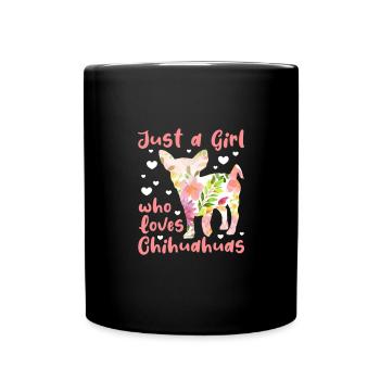 Chihuahua dog dog school dog owner gift - Full Colour Mug - black - Front