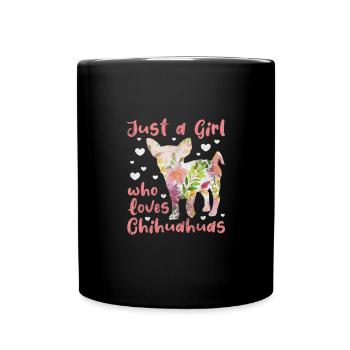 Chihuahuas - Full Colour Mug - black - Front