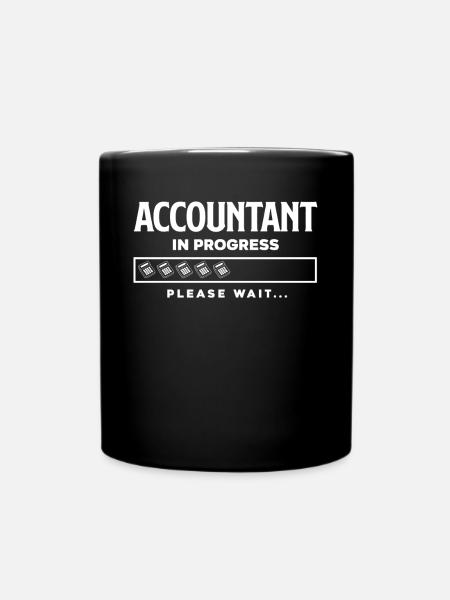 Lustiges Steuerberater Buchhalter Geschenk - Tasse einfarbig - Schwarz