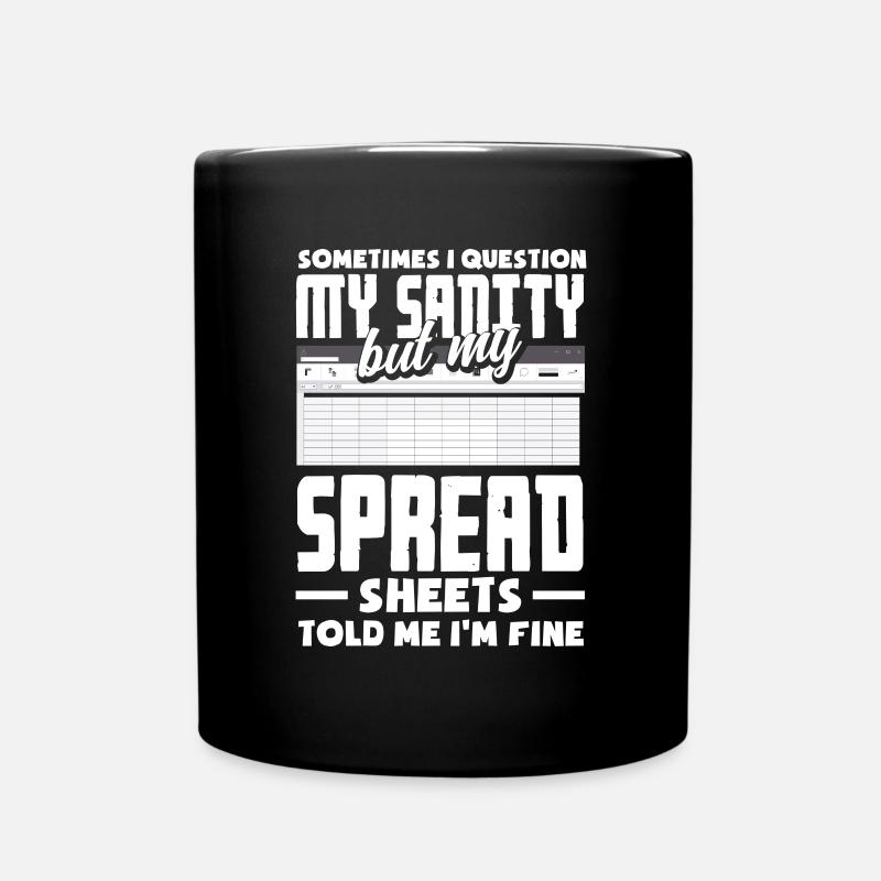 Funny Tax Advisor Accountant Gift - Full Colour Mug - black