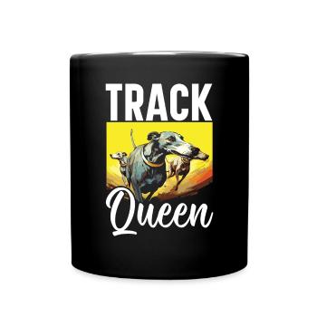 Greyhound Racing Dog Race Greyhound Race Propriétaire de lévrier - Mug uni - noir - Devant