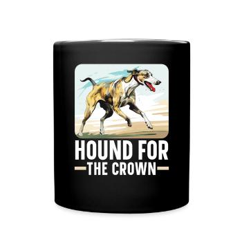 Greyhound Racing Dog Race Greyhound Race Propriétaire de lévrier - Mug uni - noir - Devant