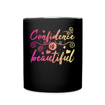 Soyez vous-même ! Confiance en soi, pensée positive, motivation - Mug uni - noir - Devant