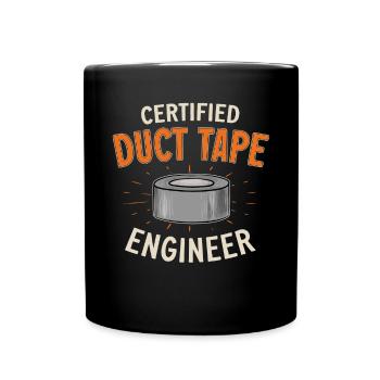 Duct Tape Duct Tape Artisan Masking Tape - Full Colour Mug - black - Front