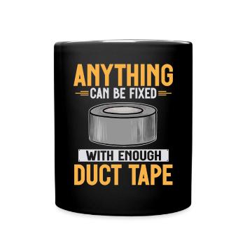 Duct Tape Duct Tape Artisan Masking Tape - Full Colour Mug - black - Front