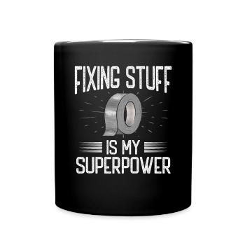 Duct Tape Duct Tape Artisan Masking Tape - Full Colour Mug - black - Front