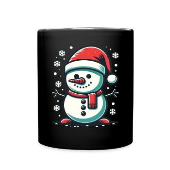 Snowman Dabbing Snowman Dab Snowmen - Full Colour Mug - black - Front