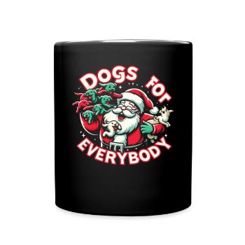 Dogs For Everybody Dog Owners - Full Colour Mug - black - Front