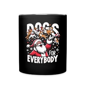 Dogs For Everybody Dog Owners - Full Colour Mug - black - Front