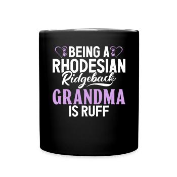 Rhodesian Ridgeback Gifts - Full Colour Mug - black - Front