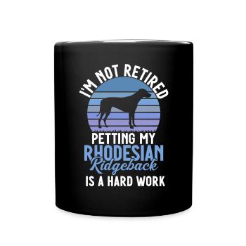 Cadeaux Rhodesian Ridgeback - Mug uni - noir - Devant