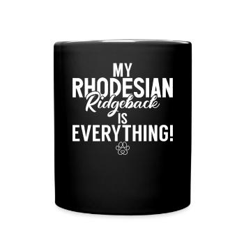 Cadeaux Rhodesian Ridgeback - Mug uni - noir - Devant