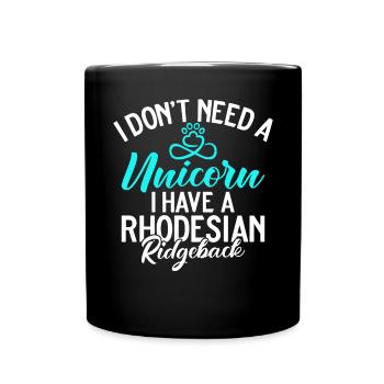 Cadeaux Rhodesian Ridgeback - Mug uni - noir - Devant
