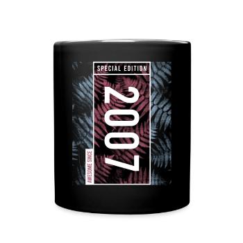Special Edition 2007 Birthday Urban Graphic - Full Colour Mug - black - Front