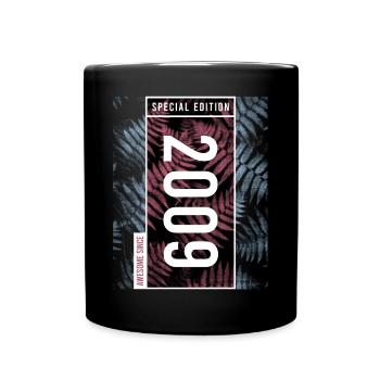 Special Edition 2009 Birthday Urban Graphic - Full Colour Mug - black - Front