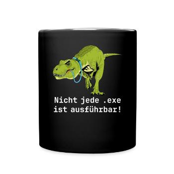 Programmierer Spruch Informatik Computer Geek - Tasse einfarbig - Schwarz - Vorne
