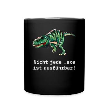 Programmierer Spruch Informatik Computer Geek - Tasse einfarbig - Schwarz - Vorne