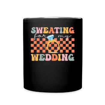 Groovy Bride Bridal Party Workout - Tasse einfarbig - Schwarz - Vorne