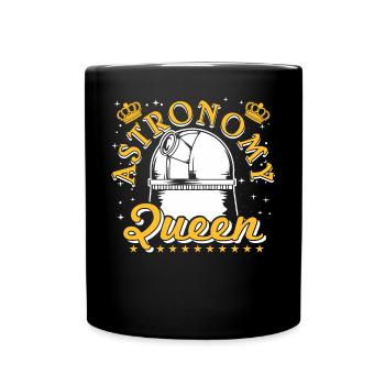 Astronomie-Königin - Tasse einfarbig - Schwarz - Vorne