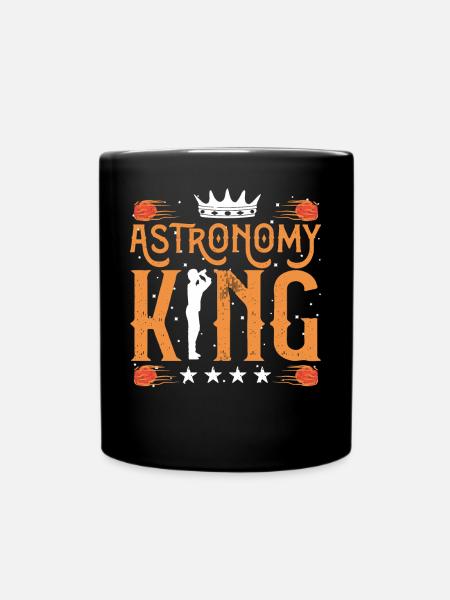 Astrophysik-König - Tasse einfarbig - Schwarz