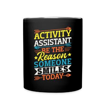 Activity Assistant Appreciation - Tasse einfarbig - Schwarz - Vorne