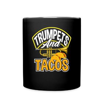 Trumpet Trumpeter Trumpet Player - Full Colour Mug - black - Front
