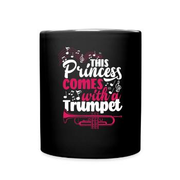 Trumpet Trumpeter Trumpet Player - Full Colour Mug - black - Front