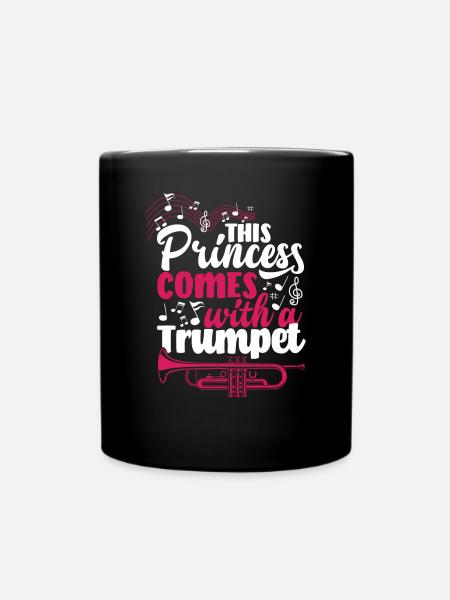 Trompete Trompeter Trompeten Spieler - Tasse einfarbig - Schwarz