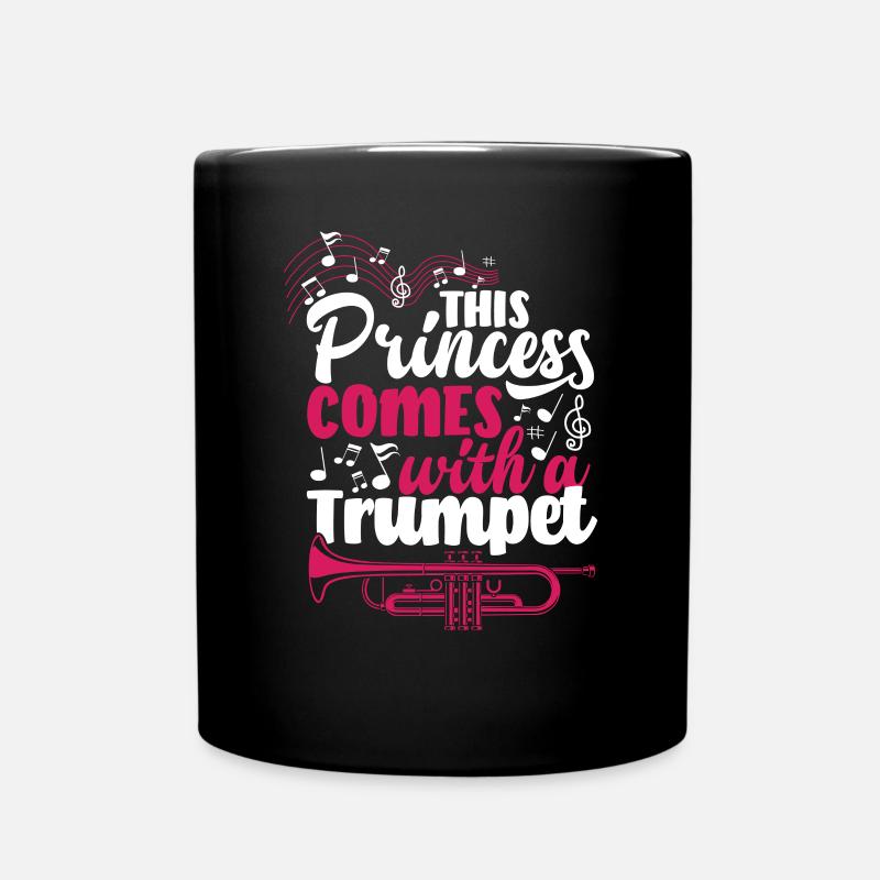 Trompete Trompeter Trompeten Spieler - Tasse einfarbig - Schwarz