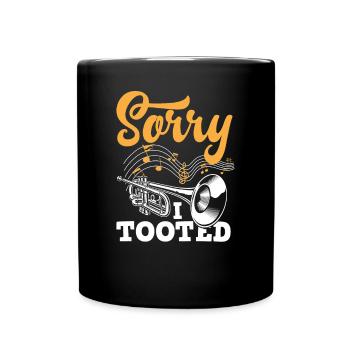 Trumpet Trumpeter Trumpet Player - Full Colour Mug - black - Front