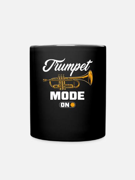 Trompete Trompeter Trompeten Spieler - Tasse einfarbig - Schwarz