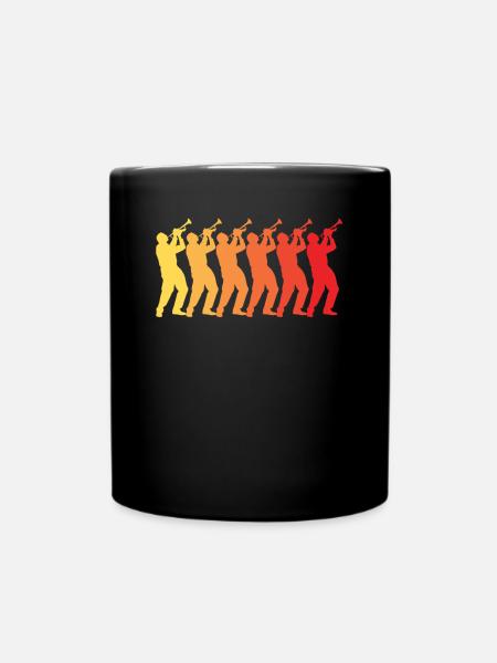 Trompete Trompeter Trompeten Spieler - Tasse einfarbig - Schwarz