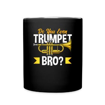 Trumpet Trumpeter Trumpet Player - Full Colour Mug - black - Front