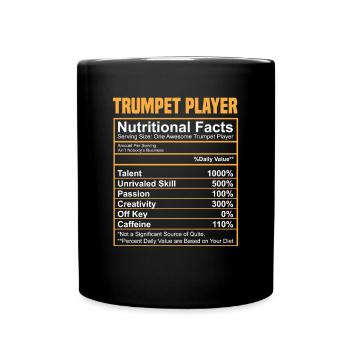 Trumpet Trumpeter Trumpet Player - Full Colour Mug - black - Front